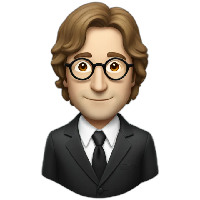 john lennon in the suit emoji