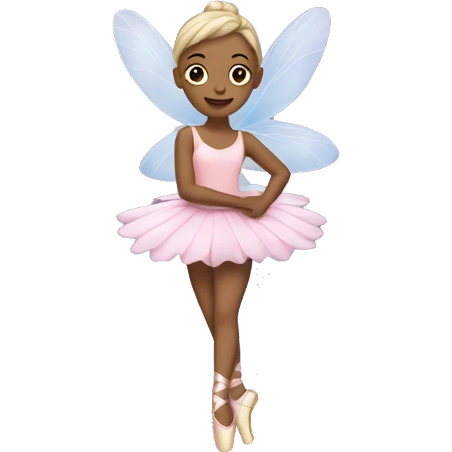 fairy in pointe shoes emoji