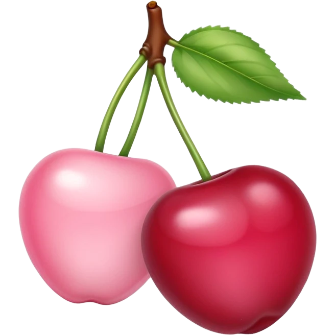 light pink Cherries emoji