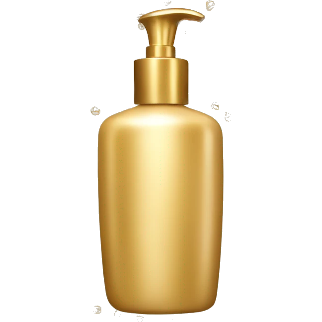 Gold body lotion  emoji