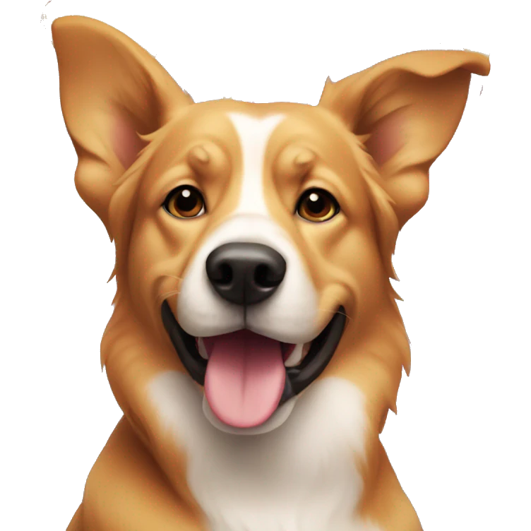 a dog enjoying a June party emoji