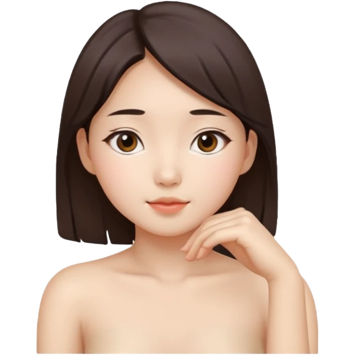 A nude korean girl  emoji