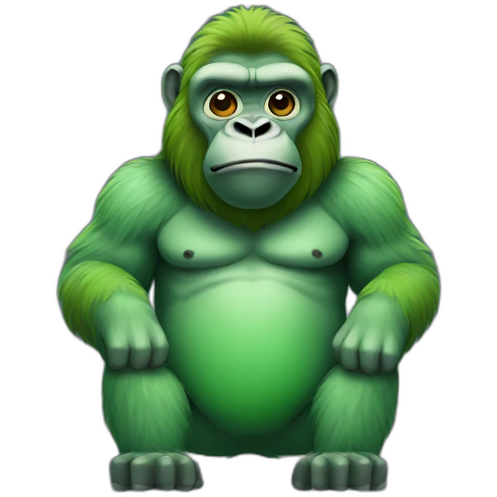 Green Gorilla emoji