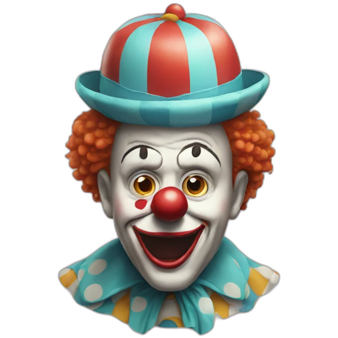 Clown having trouble emoji