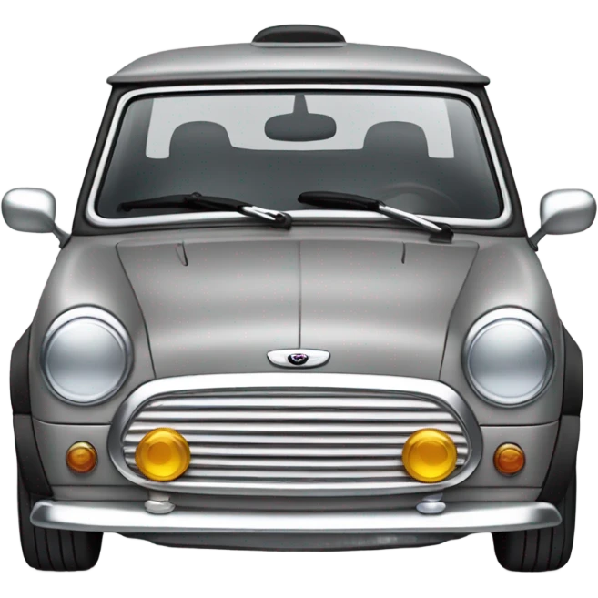 Gray Mini One Car emoji