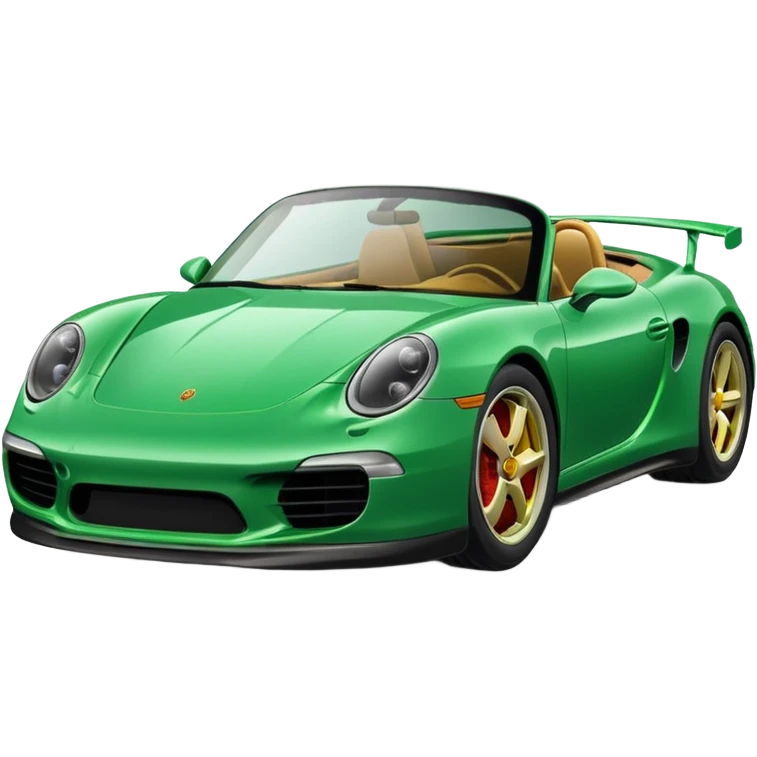 Green porsche emoji