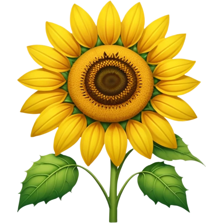 a yellow sunflower emoji