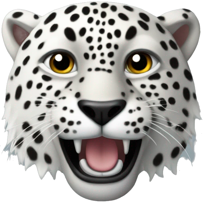 Schneeleopard emoji