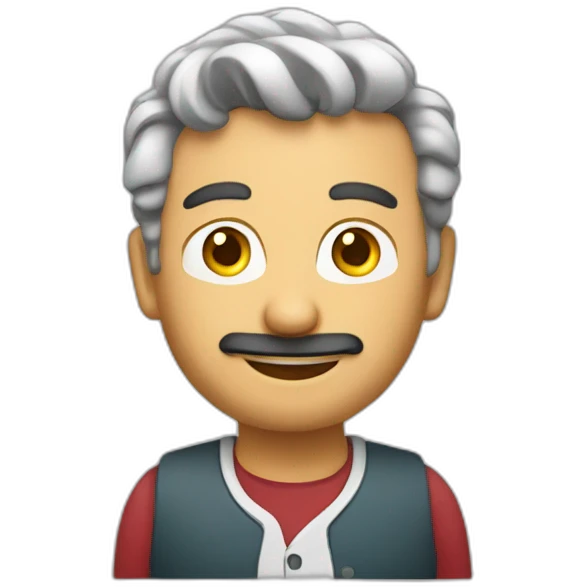 Monty Paython restaurant man emoji