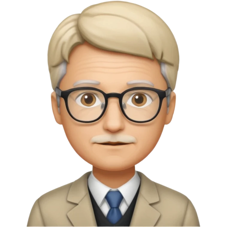 Professor in the la casa de papel TV show emoji