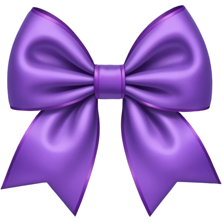 moño lila emoji