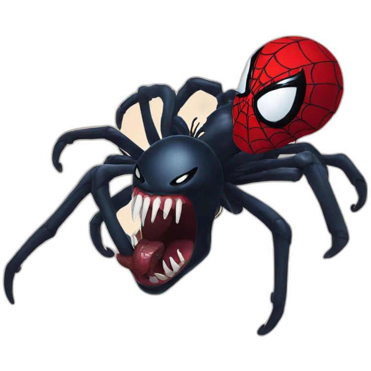 Venom eat spider man emoji