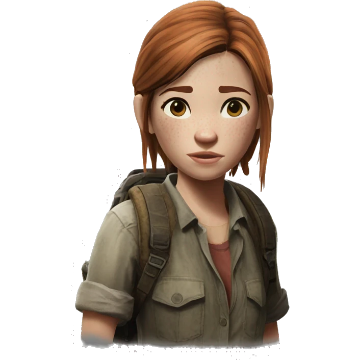 Ellie the last of us Little bit dezoom emoji