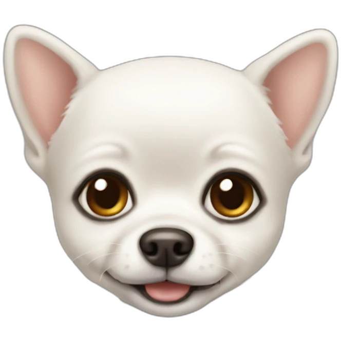 white chinuahua emoji