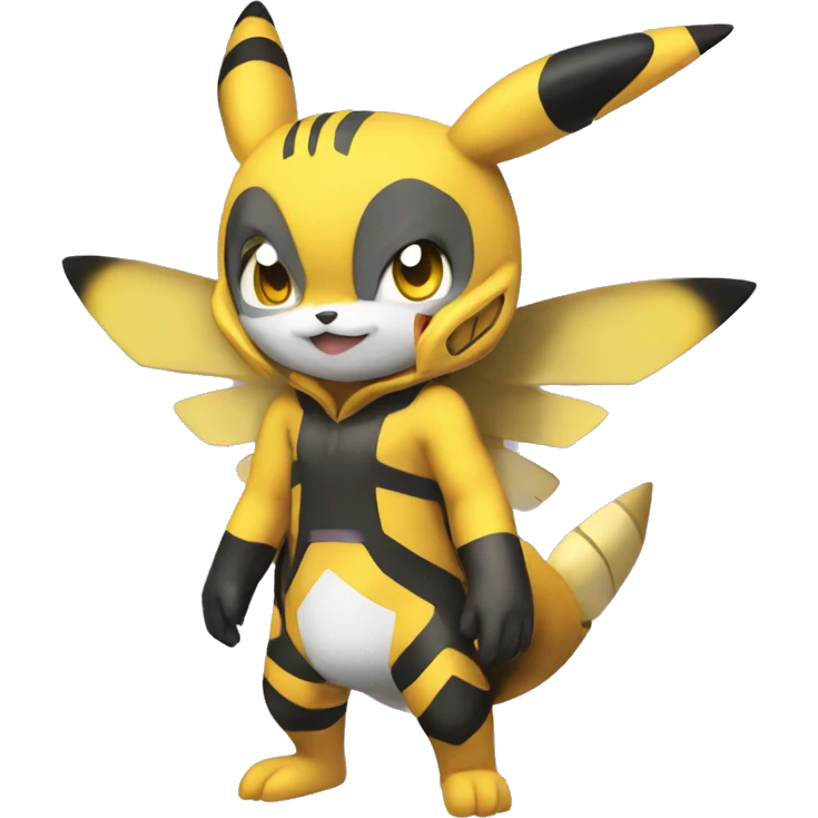 Anthro Metabee, Medabee, Renamon, Pikachu emoji