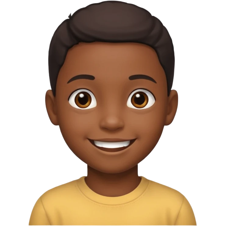 young black child emoji