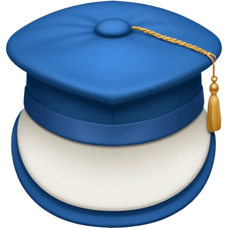 Blå dansk student hue emoji