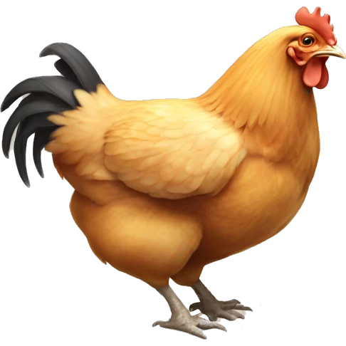 chicken laying eggs emoji