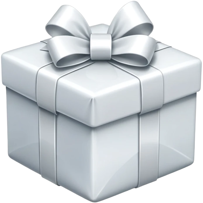present with white ribbon emoji