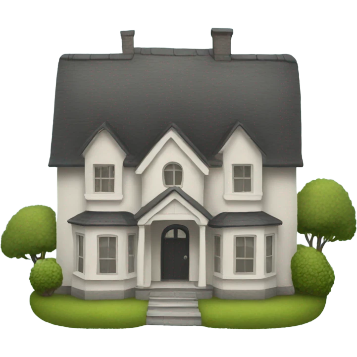 2 houses emoji