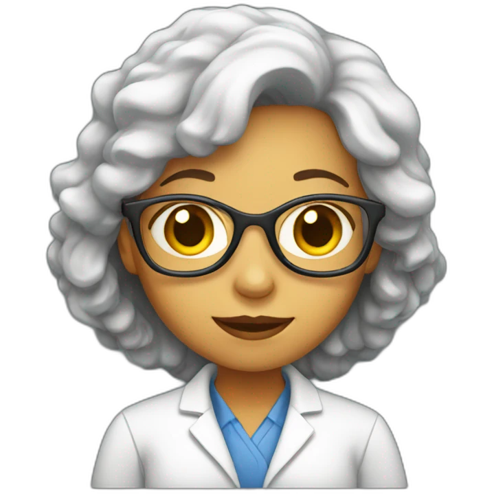Female scientist emoji