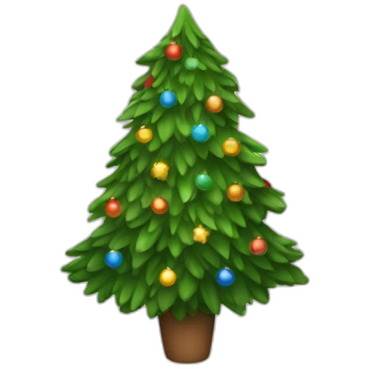 christmas tree emoji