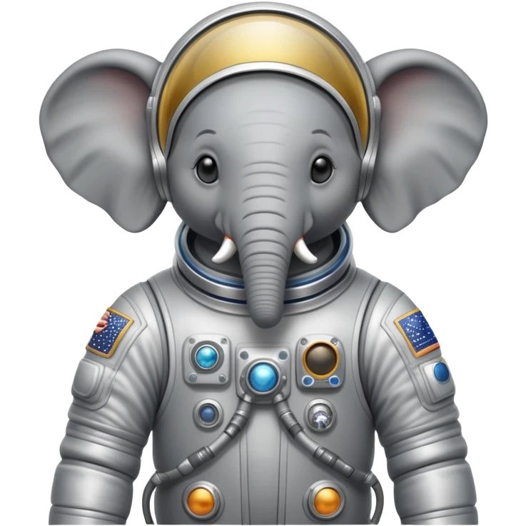 elephant in space suit emoji