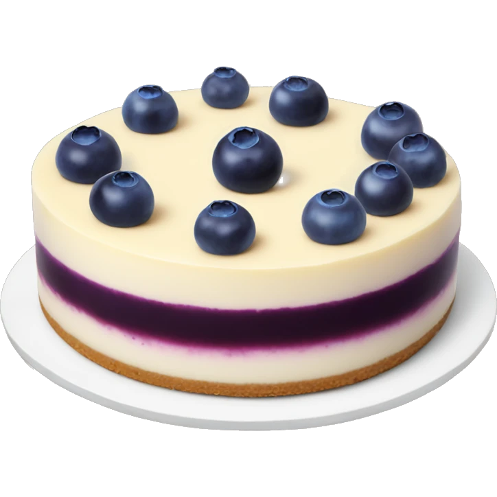 Blueberry Cheesecake  emoji