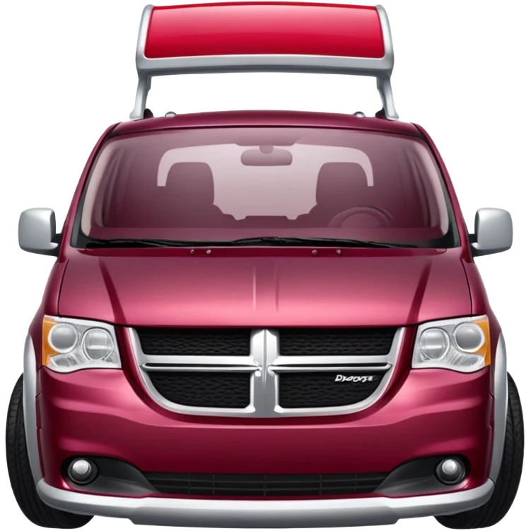 Deep Cranberry dodge caravan  emoji