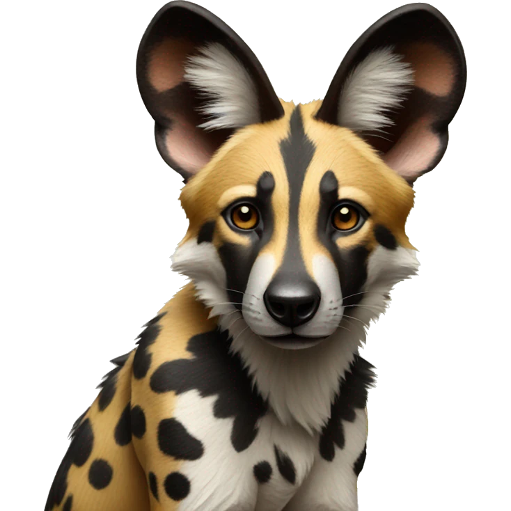 african wild dog emoji