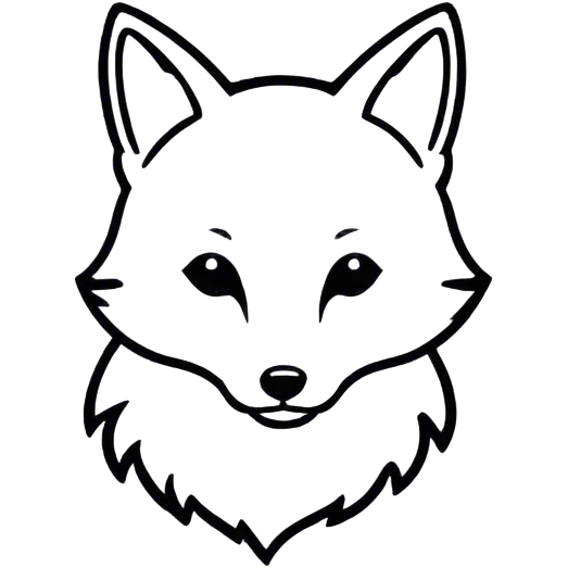 Fox outline emoji