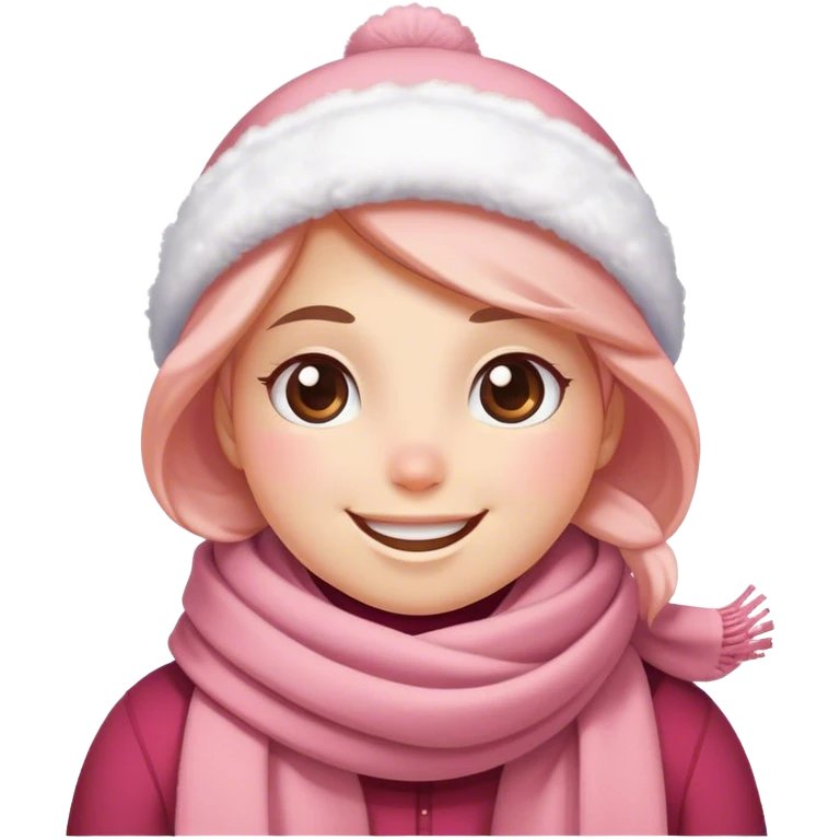 Snow smiles emoji