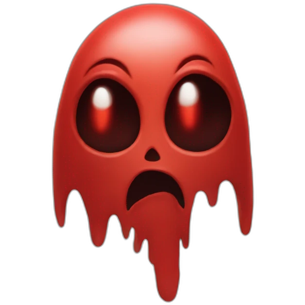 red ghost emoji