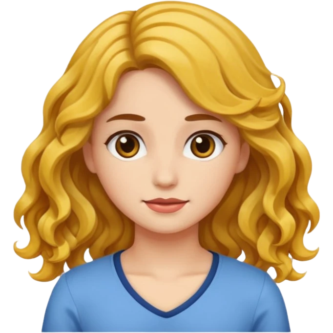 wavy-hair-young-adult-female emoji