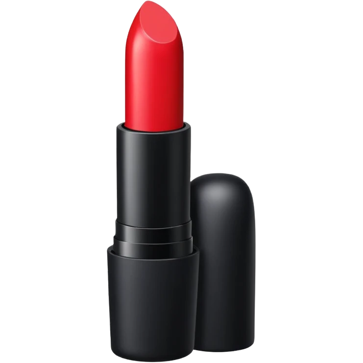 lip stick black emoji