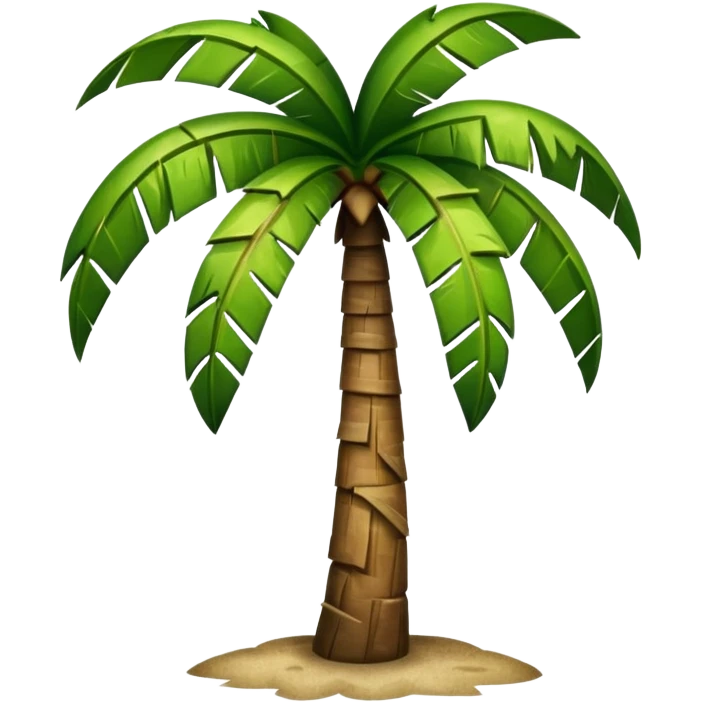 chopped palm tree emoji