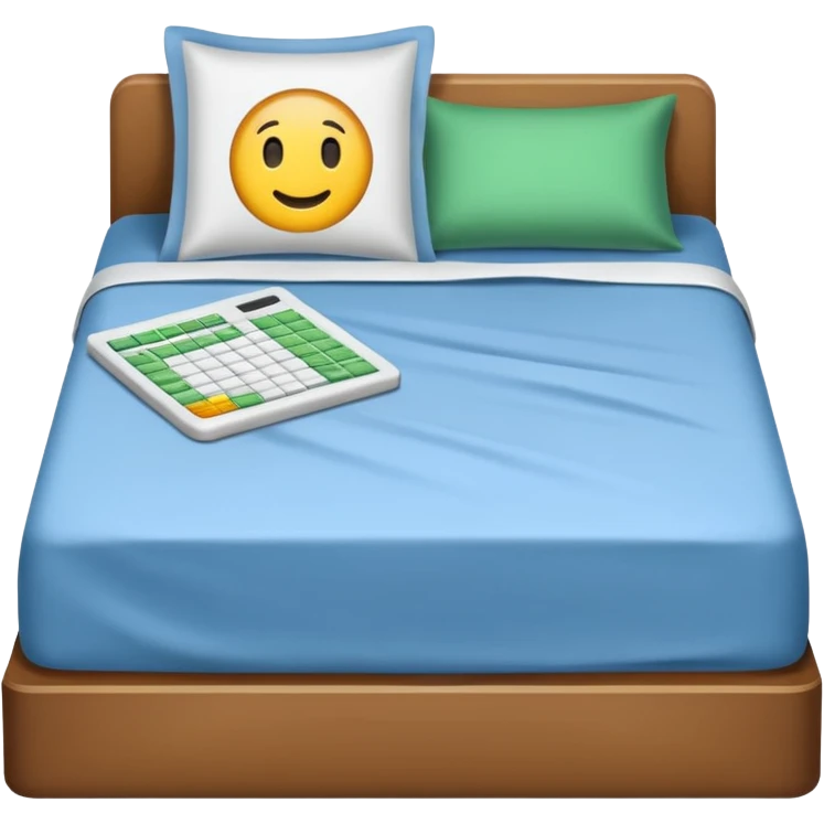 spreadsheets and bedsheets emoji