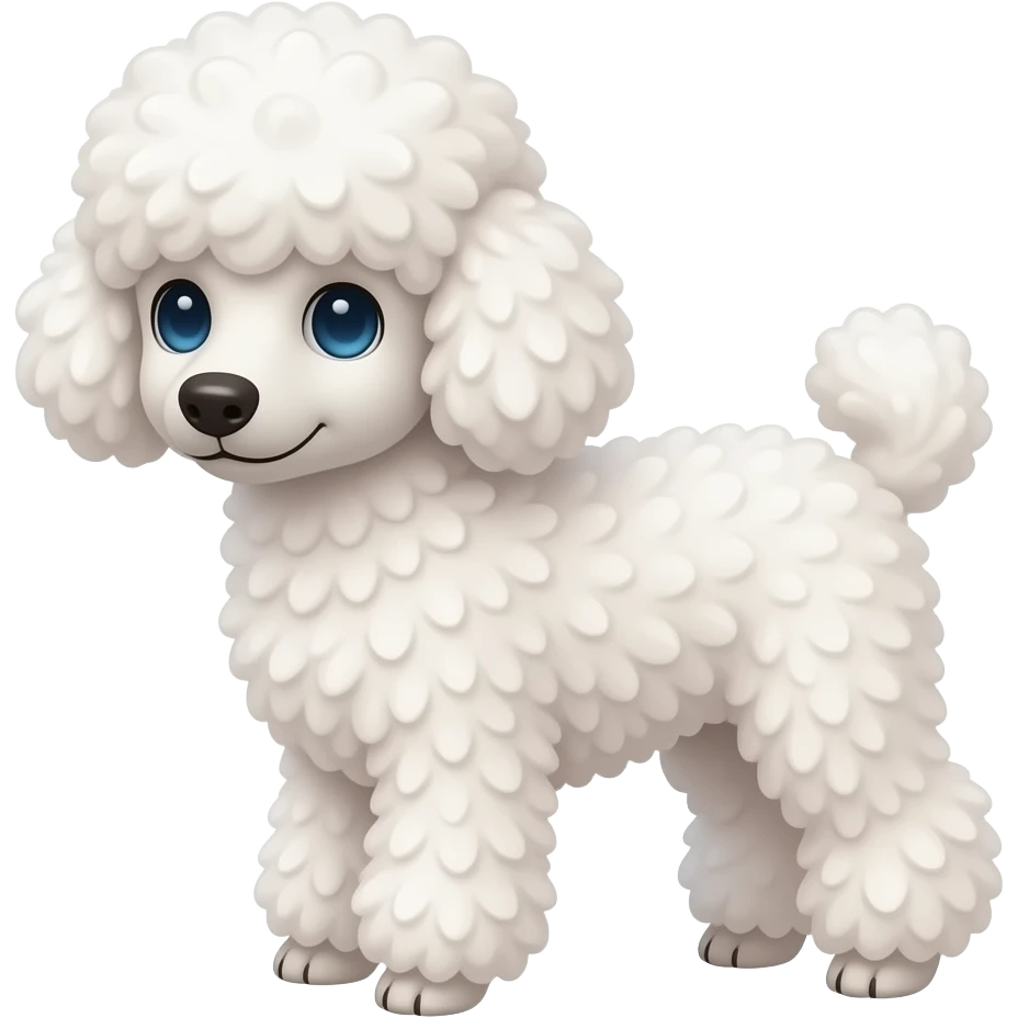 poodle the cotton candy doll full body emoji