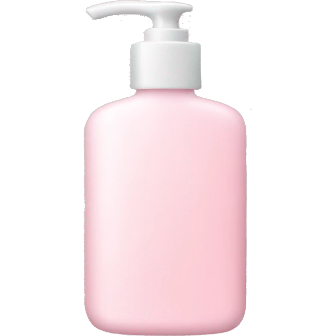 Light pink lotion bottle emoji