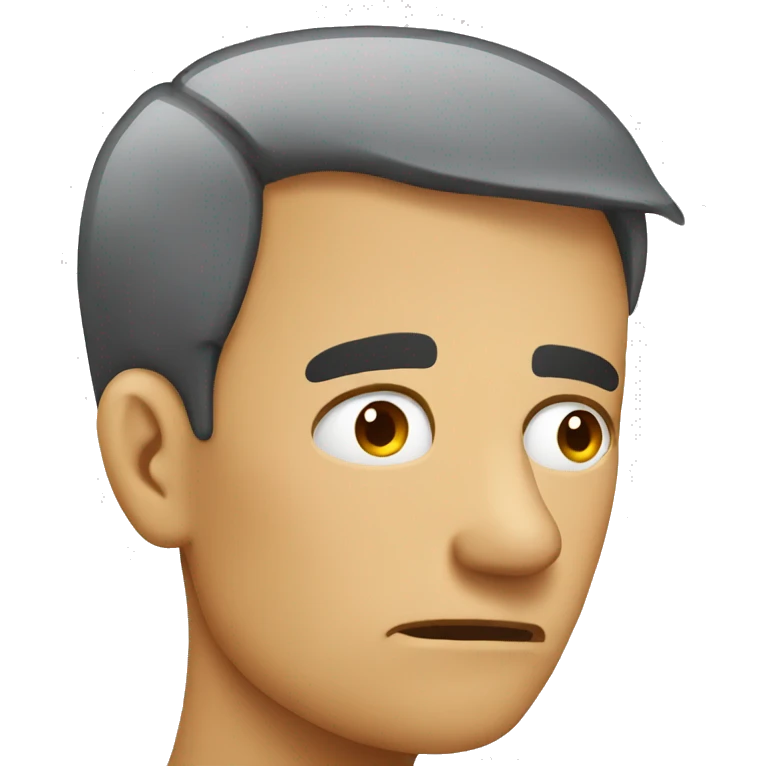 hand on head disappointed emoji emoji