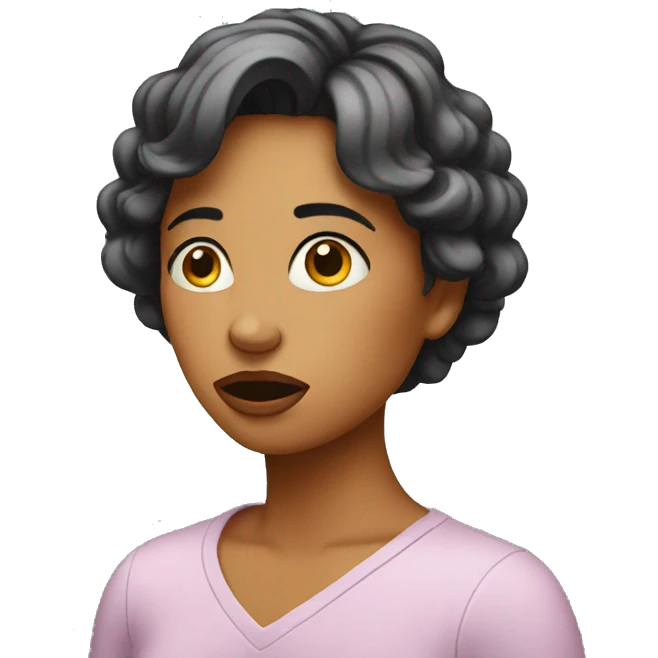 confused woman  emoji