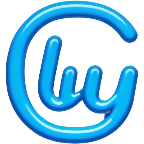 neon sign with the word Lu emoji