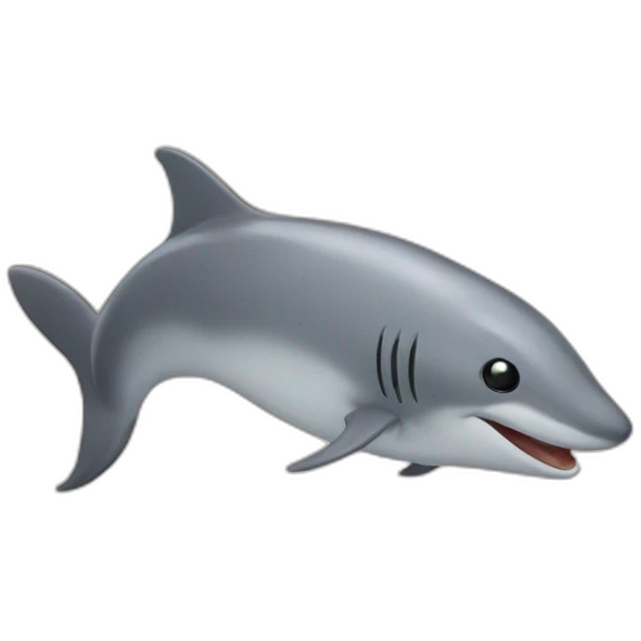 chat sur dauphin emoji