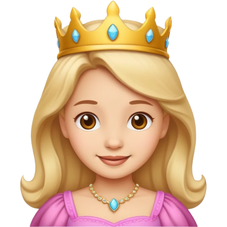 Generate a cute princess girl emoji emoji