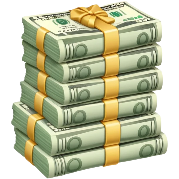 cash bundle money stack emoji