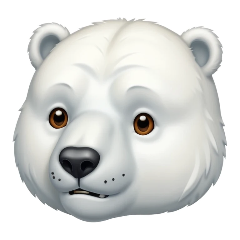 دب قطبي +جرح في وجهه emoji