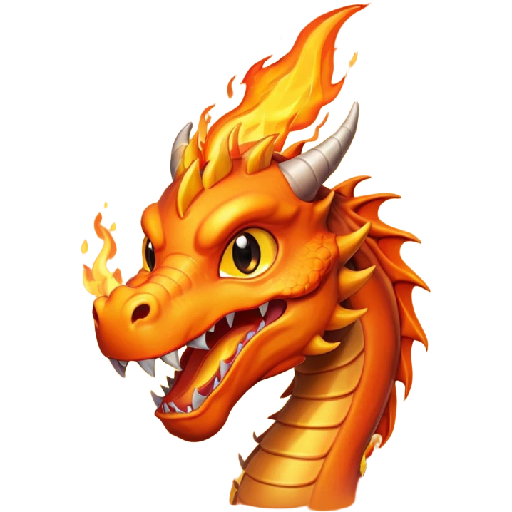 Dragon fire emoji