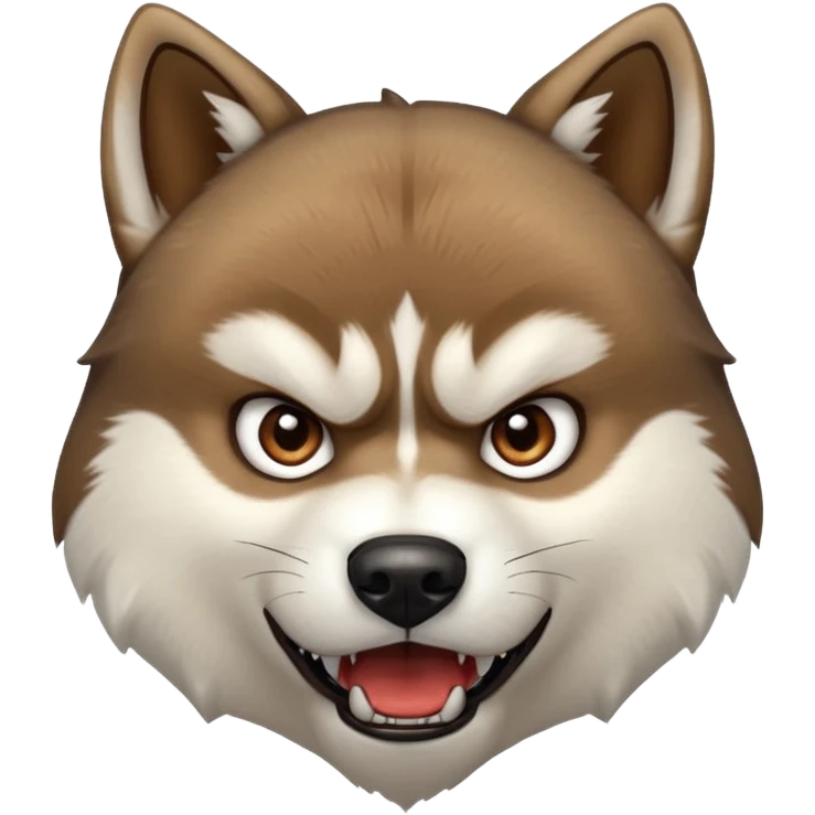husky angry emoji