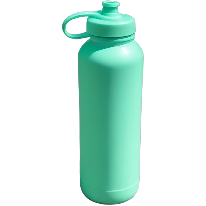  Mint green sport water bottle emoji