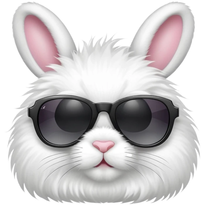 Bunny wearing sun glasses emoji
